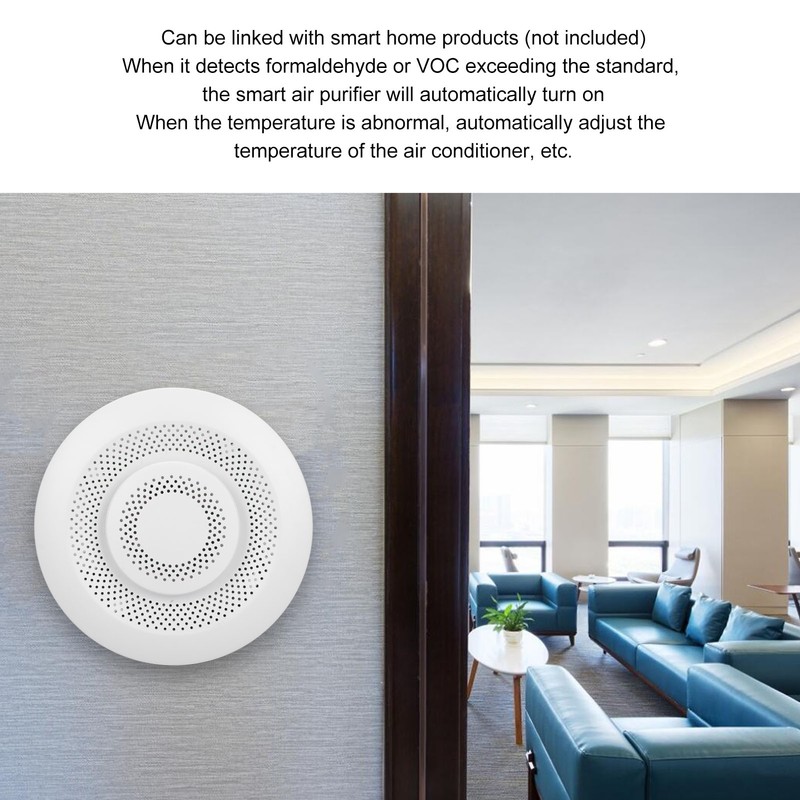 Smart Air Box Wifi Wireless App Monitoring Formaldehyde VOC Temperature