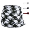 NDTEZUGT Colored Flat Shoe Laces for Sneakers, 5/16"(8MM) Argyle Shoelaces