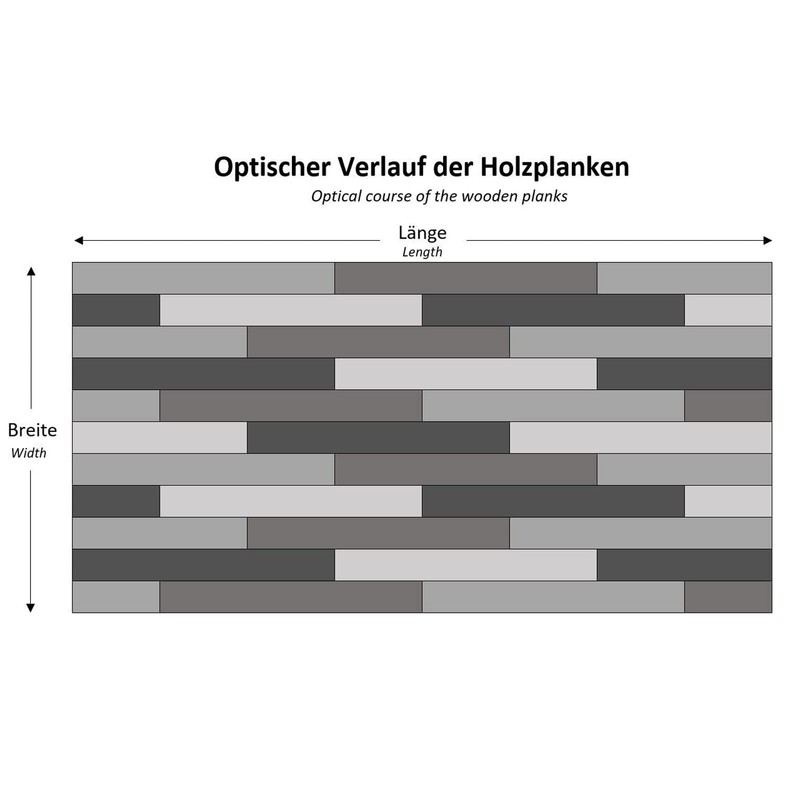 PVC flooring in distinctive wood design