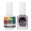 WAVEGEL Soak-Off Gel & Nail Lacquer Matching Duo Set -