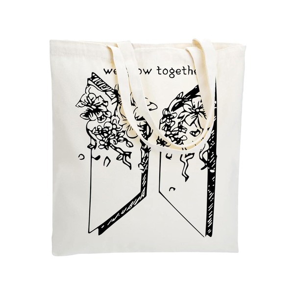 WZJHCL Kpop Merch Love Yourself Heart Tote Bag K-Pop Fans