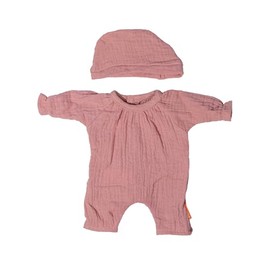Miniland - Clothes for 32 cm Doll, Clothing Accessory for Dolls, Pajamas with Hat (Pink)