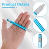 2 PCS Portable Knife Steel Sharpener Rod, Serrated Diamond Retractable