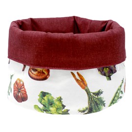 Lashuma Modern Filling Basket Diameter 22 cm Height 13 cm Bread Basket Colourful Vegetables Breakfast Basket Round