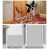 BNOSDM Door Protector from Dog Scratching, Clear Flexible Cat Door