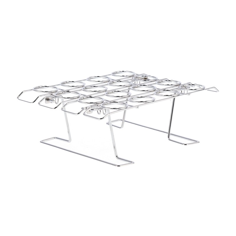 16-Hole Folding Baking Rack Ice Cream Rack Stand Cone Cupcake