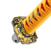 JDMBESTBOY Samurai Sword Orange Red Shift Knob Shifter Alloy Katana