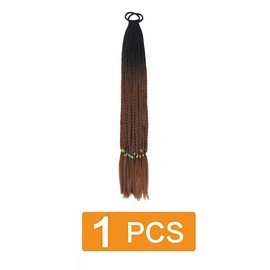 prinfantasy BZ184 Synthetic Hair Extension Ombre Braiding Hair Extensions Braiding Synthetic Braids Hair Black Purple