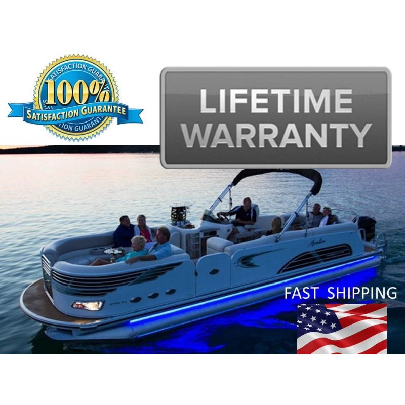 32ft BIG KIT ___ Pontoon LED Under Deck Lighting KIT