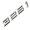Fidida 325i Emblem Decal Car Numbers Letters Decal Plating Badge