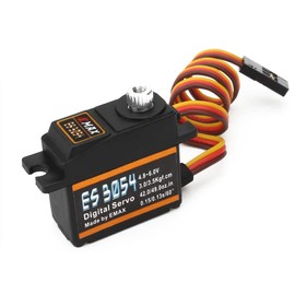 EMAX ES3054 17g 0.13sec 4.8V-6.0V 23T Counter Clockwise/Pluse Traveling Metal Gear Digital Servo for RC Airplane (1pcs)