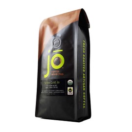 STONE COLD JO: 12 oz, Cold Brew Coffee Blend, Dark Roast, Whole Bean Organic Coffee, Low Acidity, Great Brewed Hot Too, USDA Certified Organic, Fair Trade Certified, NON-GMO