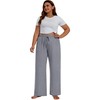 Neer 3 Pack Women's Plus Size Pants Wide Leg Lounge
