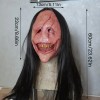 Máscara De Diablo Con Cara Roja De Pelo Largo, Máscaras