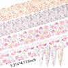 DANNEASY 10 Rolls Flower Nail Art Foil Transfer, Floral Spring