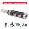 lnsert Carbide Top & Bottom Bearing Flush Trim Router Bit
