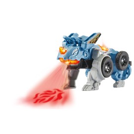 VTech Switch and Go Dinos Fire Mini Triceratops - Dino Car Transformer - 2-in-1 Toy with Dino Voice, Sound and Light Effects - For Children 3-8 Years