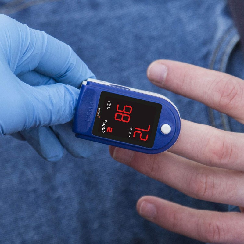 PULOX PO-100 Solo Pulse Oximeter in Yellow