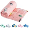 Sivio Weighted Blanket, Cotton Heavy Blanket with Glass Beads, 10