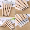 5 Piece Brown Round Pencils, HB Graphite Pencils Wood Pencils,Wood