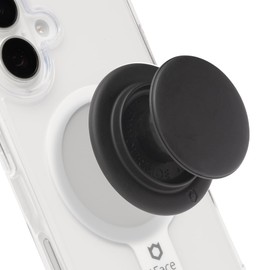 iFace MagSynq Grip Holder Compatible with MagSafe Smartphone Grip (Black) [iFace Smartphone Stand, Slim, Fall Prevention]