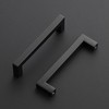 Ravinte 5 Pack Kitchen Door Handles Black Handles for Cupboards