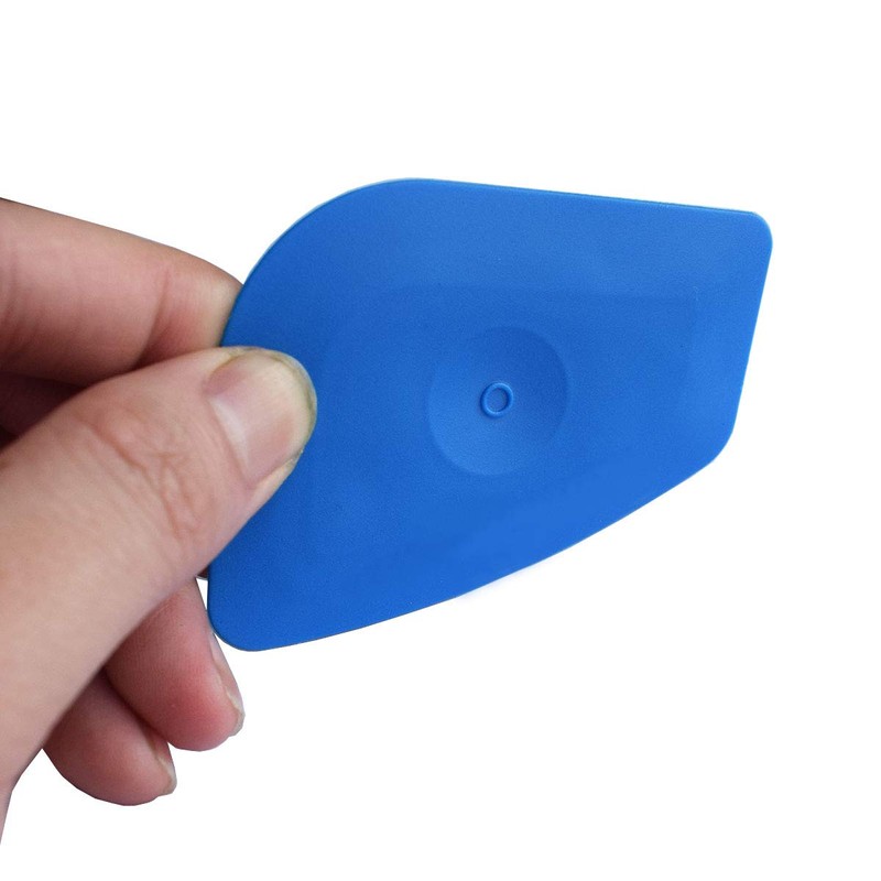 Vinyl Label Scraping Tool Soft Blue Squeegee Auto Stickers Decals