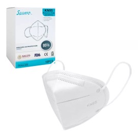 Sanwo Kn95 Cubre Bocas Sanwo Blanco Certificado 20pz Ajuste Nasal