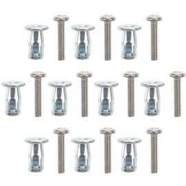 STOBAZA Expansion Screw Petal Nuts: 10 Sets Jack Nuts Anchor Screw Fastener - Corrosion-resistant Steel Thins Fixings, Dowels with Screws Assembly for Iron Sheet Hollow Wall