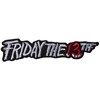 Friday the 13th Name Iron-on/Sew-on Embroidered Logo PATCH