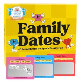 Happy Duo Family Dates 40 Scratch Off Cards – Summer Activities for Kids & Tween – Family Games for All Ages from Kids