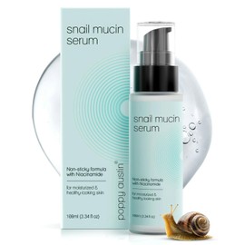 96% Snail Mucin Serum with Niacinamide, Snail Serum for Face, Hydrating Serum Snail Mucin Essence Face Serums for Anti Aging Serum (3.34 Fluid Ounces)
