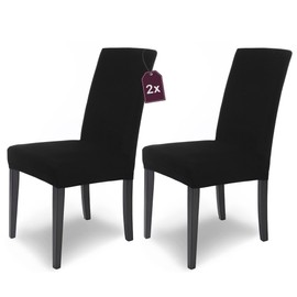 Scheffler Home Mia Stretch Chair Cover Elastic Microfibre Stretch Cover with Elastic Strap