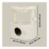 TRIXIE Baza Grande Scratching Post, Cat, Creme, Medium, (44545)