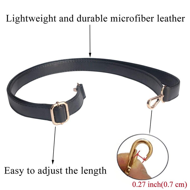 Beaulegan Crossbody Bag Strap - Microfiber Leather - Replacement for