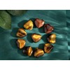 MAIBAOTA Tiger Eye Heart Healing Crystals Gemstones Pocket Nature Spiritual