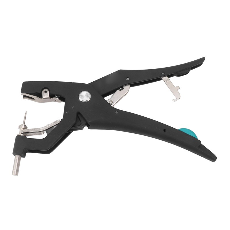 Livestock Ear Tag Applicator Alloy Steel Automatic Rebound Hydraulic Ear