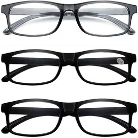 Voitead HD reading glasses men anti-blue light anti-fatigue fashion middle-aged and elderly glasses 1.5