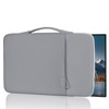 Soulgo PU Leather 15.6" 16.1" Portable Monitor Case with Back