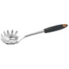 Fackelmann Spaghetti Spoon Soft 31cm in Grey/Orange/Silver, Stainless Steel 31