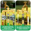 Jvgoo Garden Hose Splitter, Brass 3 Way Hose Splitter, 3/4"