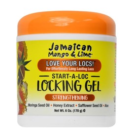 Jamaican Mango & Lime Love Your Locs Start-A-Loc Gel – Extra Hold & Shine for Locs, Twists & Braids – Long-Lasting Styling for Natural Hair & Protective Styles – 6 oz
