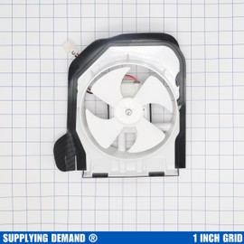 Supplying Demand WR17X24348 Refrigerator Condenser Shroud Motor Assembly - Replaces WR17X21162, WR17X29373