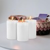 2.75“ x 4” Hand Poured Unscented Candles, Dripless Pillar Candles