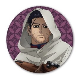 Golden Kamui E Tail-shaped Leather Badge SYNC-GKRE-E