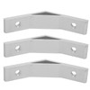 MOUMOUTEN Aluminium Profile Corner Braces Bracket, 10 Pieces Bracket Angle