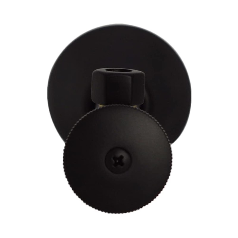 Westbrass D1112-62 Round Handle Angle Stop Shut Off Valve, 1/2"
