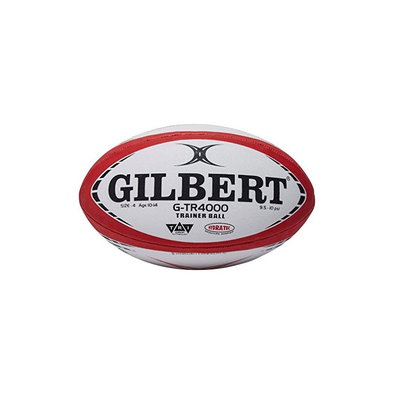 Gilbert G-TR4000 Rugby Training Ball - Red (4)