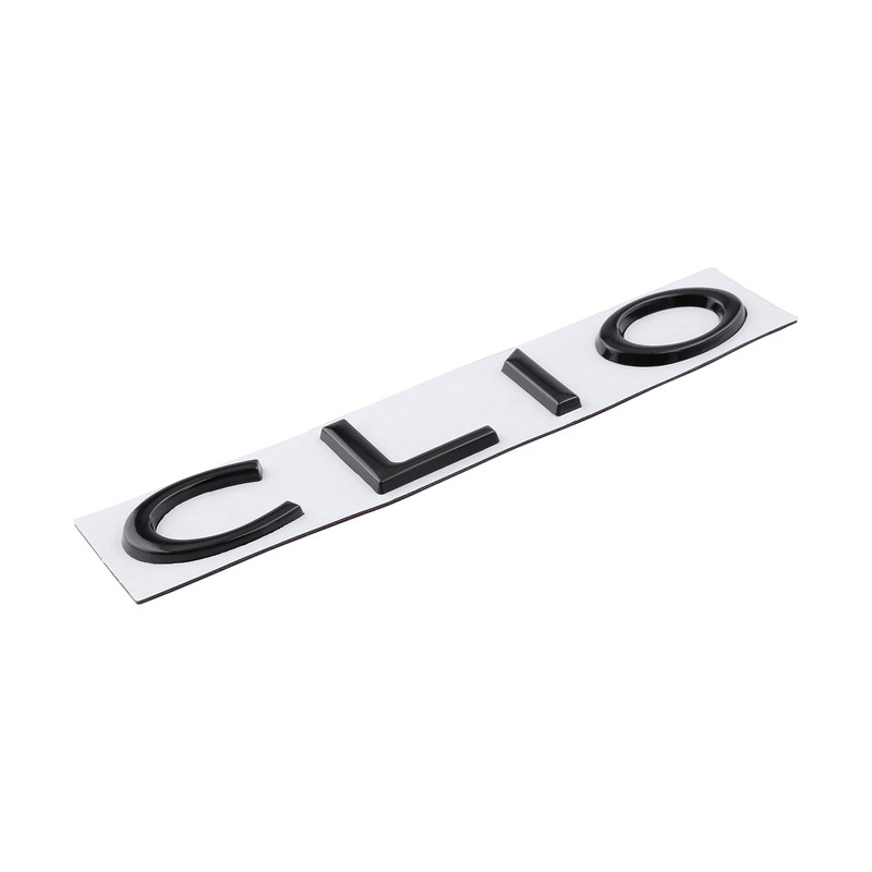 Clio Emblem Car Sticker Tailgate Badge Decoration Logo (Black)