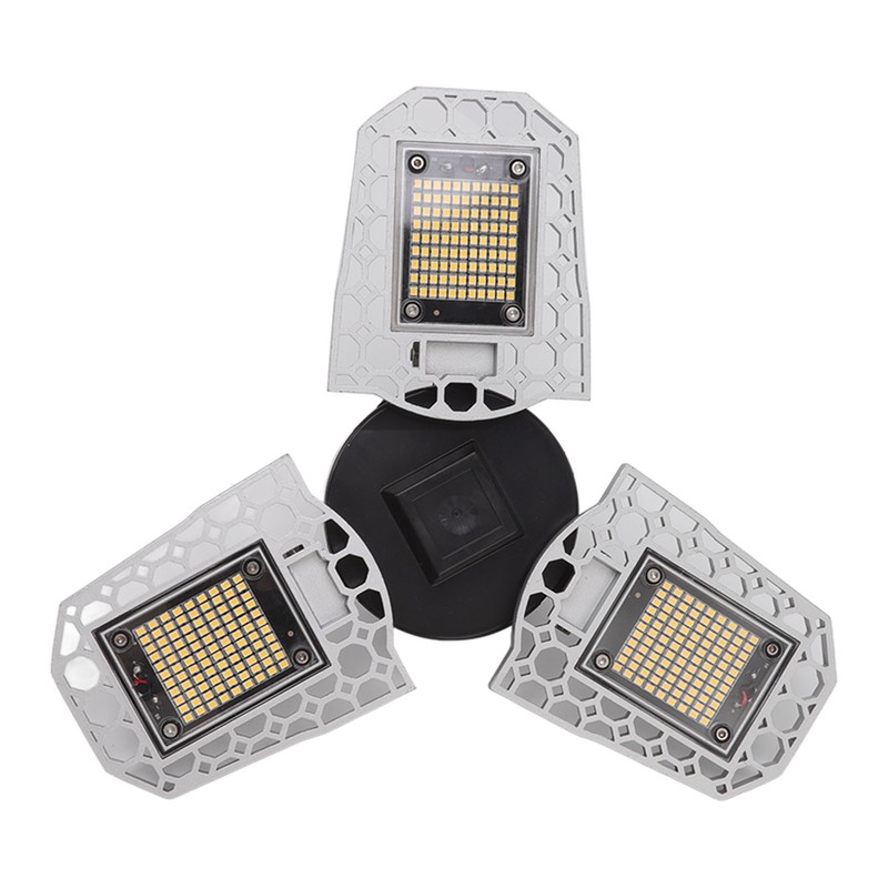 LED Grow Light 297 LEDs Folding Three Leaves Indoor Plant